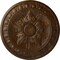 Ekena Millwork Exeter Ceiling Medallion (Fits Canopies up to 3 1/8"), 17 3/4"OD x 1 1/8"P, Root Beer Crackle CM17EXRBC - alternate 1